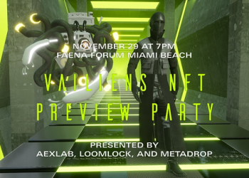 AEXLAB and METADROP Announce 1000 Guests Miami Party for Live Auction NFT Drop