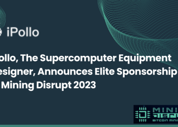 iPollo, The Supercomputer Equipment Designer, Announces Elite Sponsorship of Mining Disrupt 2023