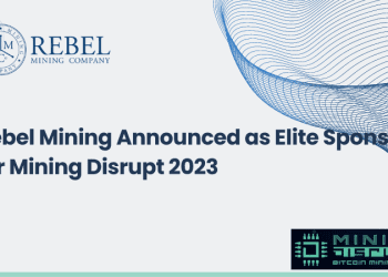 Rebel Mining Announced as Elite Sponsor for Mining Disrupt 2023